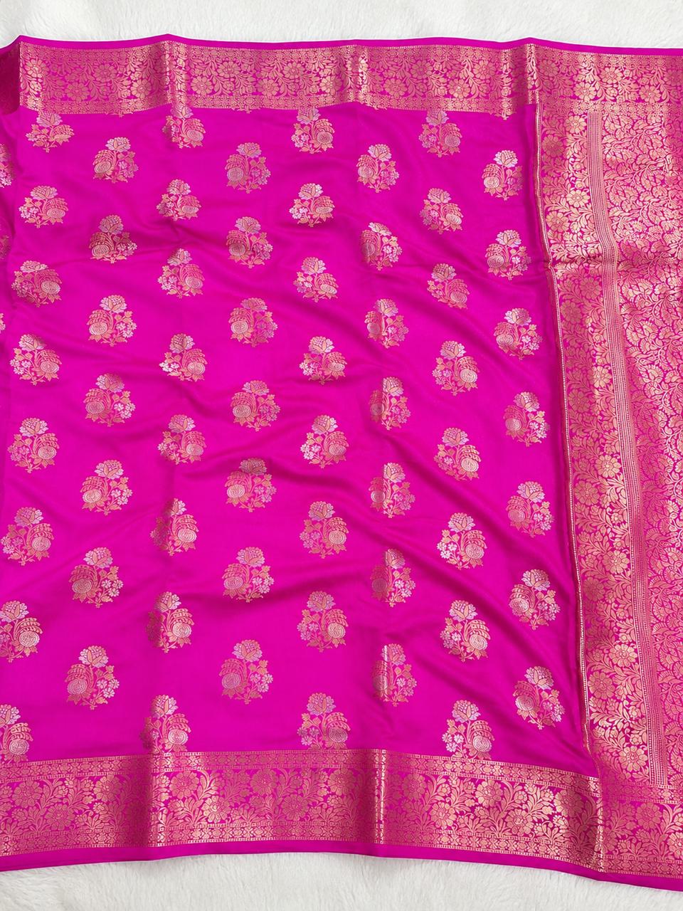 Pure Moonga Silk  Banarasi Saree